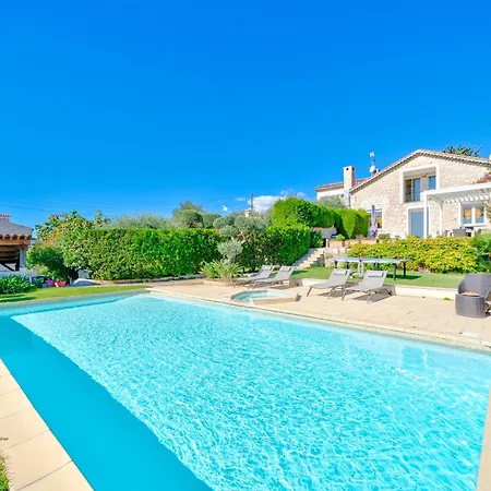 빌라 De Prestige Vue Panoramique Piscine Climatisation 니스